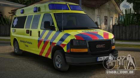 GMC Savana - Mental Health Ambulance para GTA San Andreas