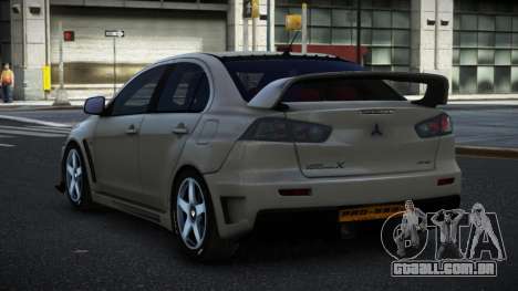 Mitsubishi Lancer Evolution X Xumem para GTA 4