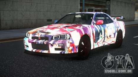 Nissan Skyline R34 Vinor S2 para GTA 4