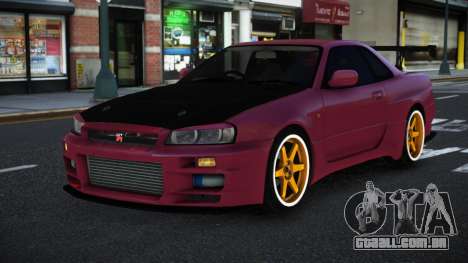 Nissan Skyline R34 Lepob para GTA 4