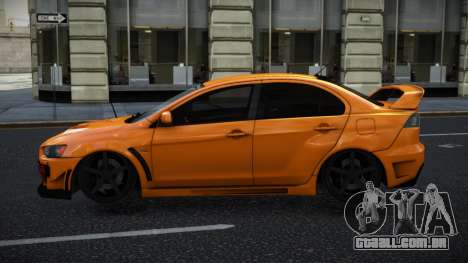 Mitsubishi Lancer Evolution X Taxdug para GTA 4