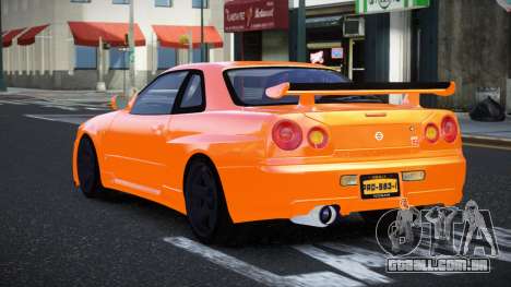 Nissan Skyline R34 Segihoruf para GTA 4