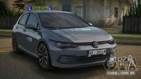 Volkswagen Golf VIII Auto Skola para GTA San Andreas