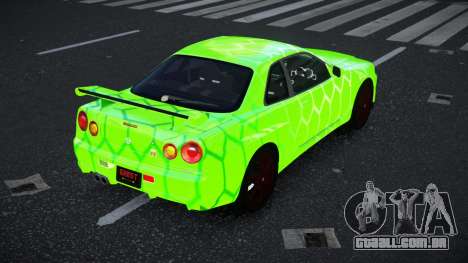 Nissan Skyline R34 Vinor S8 para GTA 4