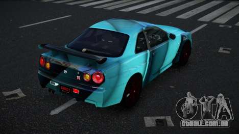 Nissan Skyline R34 Vinor S3 para GTA 4