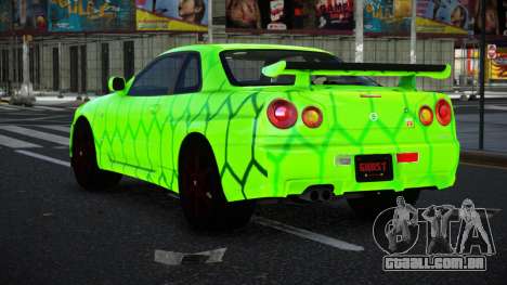 Nissan Skyline R34 Vinor S8 para GTA 4