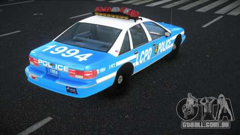 Chevrolet Caprice Daftimeta para GTA 4