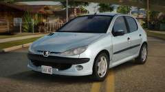 Peugeot 206 AT 4 Door (type6) para GTA San Andreas