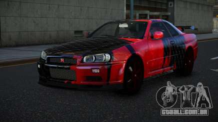 Nissan Skyline R34 Vinor S12 para GTA 4