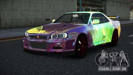 Nissan Skyline R34 Vinor S7 para GTA 4