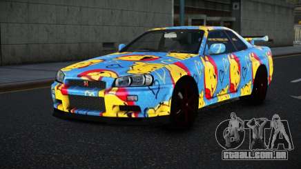 Nissan Skyline R34 Vinor S5 para GTA 4
