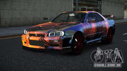 Nissan Skyline R34 Vinor S14 para GTA 4