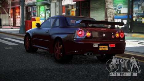 Nissan Skyline R34 Nolia para GTA 4