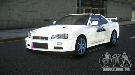 Nissan Skyline R34 Bassty S11 para GTA 4