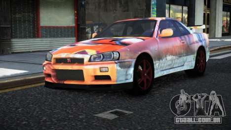 Nissan Skyline R34 Nolia S5 para GTA 4