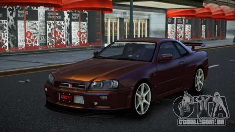 Nissan Skyline R34 Aheg para GTA 4