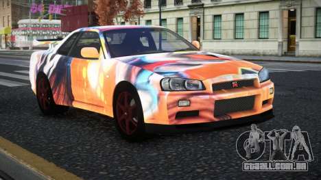 Nissan Skyline R34 Nolia S5 para GTA 4