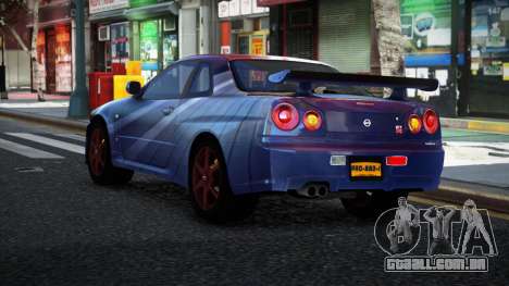 Nissan Skyline R34 Nolia S6 para GTA 4