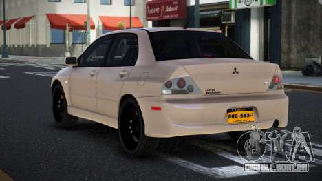Mitsubishi Lancer Evolution VIII Cuvdiq para GTA 4