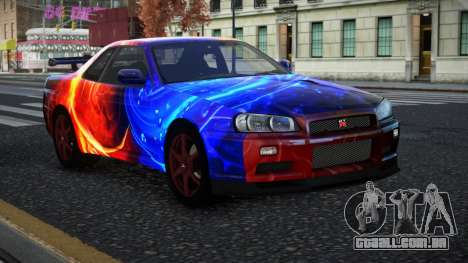 Nissan Skyline R34 Nolia S7 para GTA 4