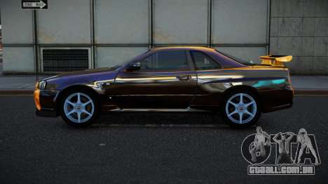 Nissan Skyline R34 Bassty S7 para GTA 4