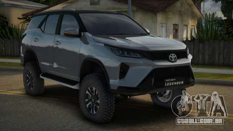 2022 Toyota Fortuner Legender Full interior para GTA San Andreas