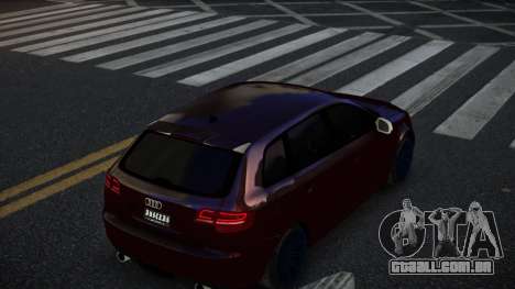 Audi RS3 Uvib para GTA 4