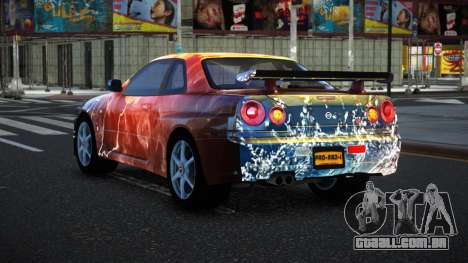 Nissan Skyline R34 Bassty S10 para GTA 4