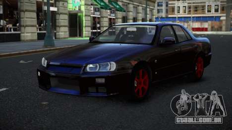Nissan Skyline R34 Evaw para GTA 4