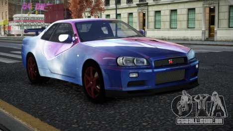 Nissan Skyline R34 Nolia S6 para GTA 4