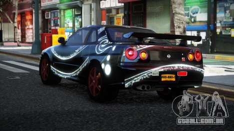 Nissan Skyline R34 Nolia S11 para GTA 4
