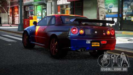 Nissan Skyline R34 Nolia S7 para GTA 4