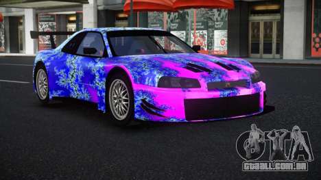Nissan Skyline R34 GT-R Morley S2 para GTA 4