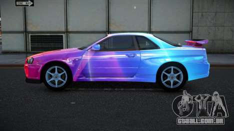 Nissan Skyline R34 Bassty S8 para GTA 4