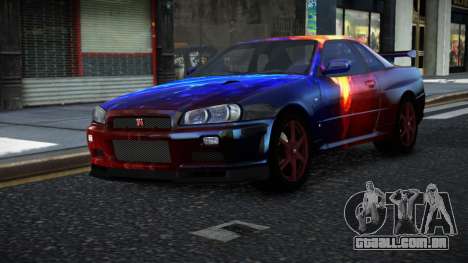 Nissan Skyline R34 Nolia S7 para GTA 4