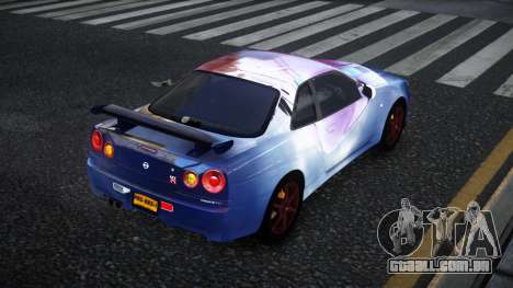 Nissan Skyline R34 Nolia S6 para GTA 4