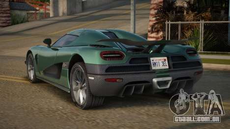 Koenigsegg Agera R Jornas para GTA San Andreas