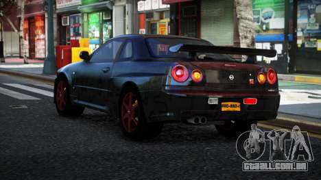Nissan Skyline R34 Nolia S14 para GTA 4