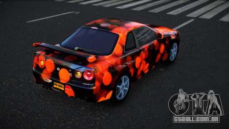 Nissan Skyline R34 Bassty S6 para GTA 4