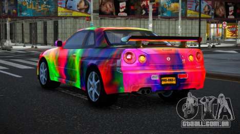 Nissan Skyline R34 Bassty S14 para GTA 4