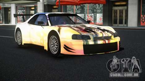 Nissan Skyline R34 GT-R Morley S14 para GTA 4