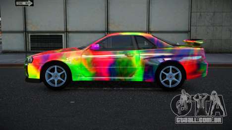 Nissan Skyline R34 Bassty S14 para GTA 4