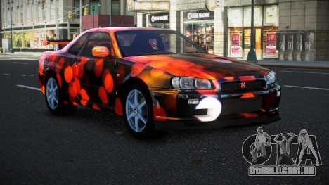 Nissan Skyline R34 Bassty S6 para GTA 4