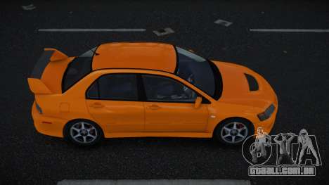 Mitsubishi Lancer Evolution VIII Howuqugaf para GTA 4