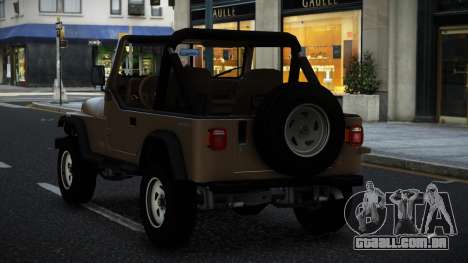 Jeep Wrangler Rargi para GTA 4