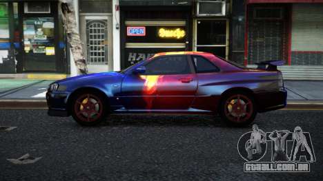 Nissan Skyline R34 Nolia S7 para GTA 4