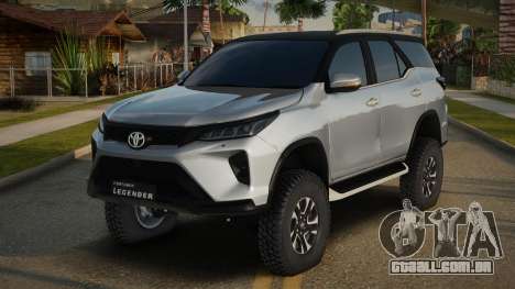 2022 Toyota Fortuner Legender Full interior para GTA San Andreas