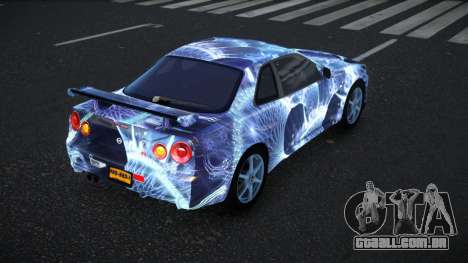 Nissan Skyline R34 Bassty S3 para GTA 4