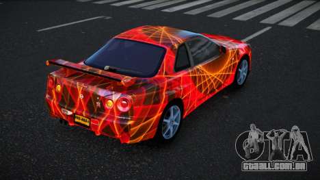 Nissan Skyline R34 Bassty S13 para GTA 4