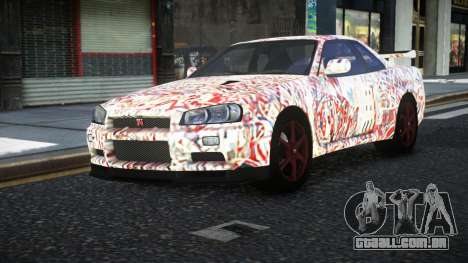 Nissan Skyline R34 Nolia S1 para GTA 4